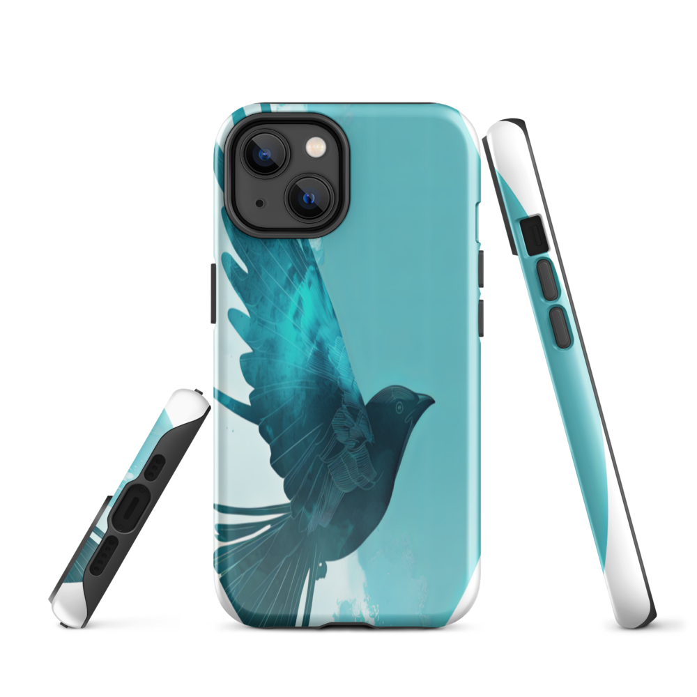 Bluebird Flies | 02 - Tough Phone Case