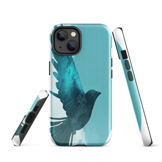 Bluebird Flies | 02 - Tough Phone Case