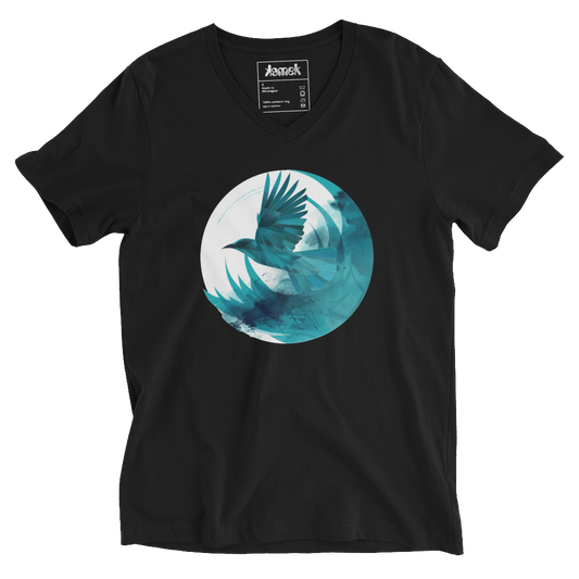 Bluebird Flies | 01 - V-Neck T-Shirt